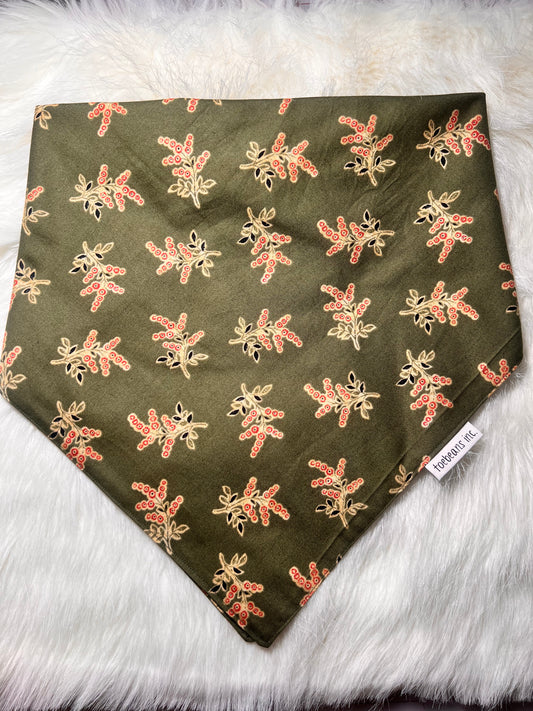 Green Florals Bandana